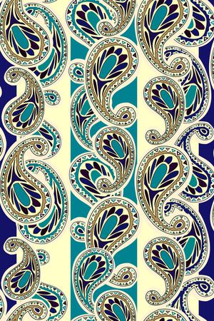 佩斯利涡旋纹印花华亿平台图片