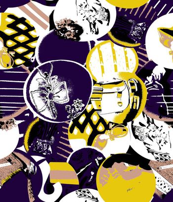 抽象印花华亿平台图片