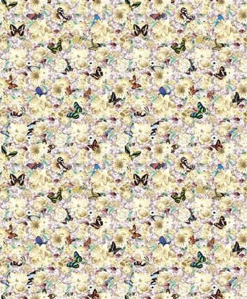 花卉组合印花华亿平台图片