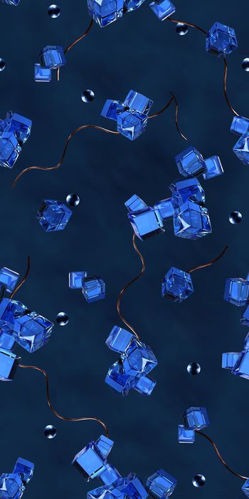 不规则几何印花华亿平台图片