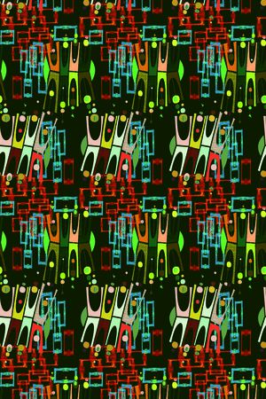 人物卡通印花华亿平台图片