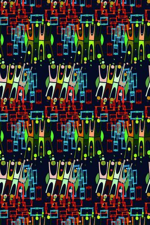 人物卡通印花华亿平台图片