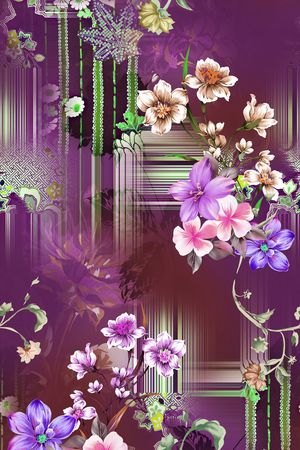 阿拉伯印花华亿平台图片