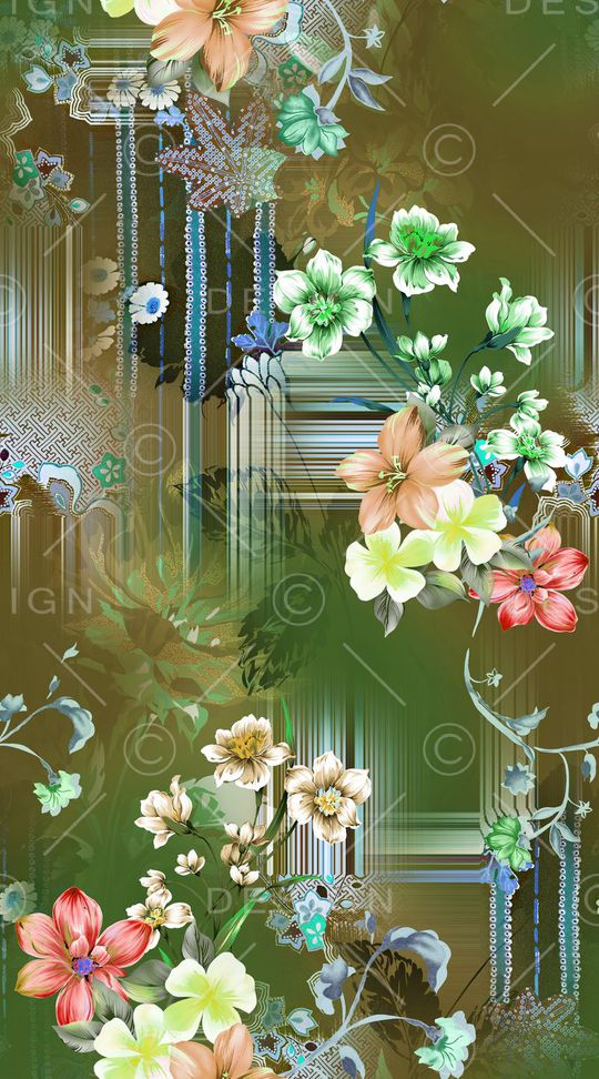 阿拉伯印花华亿平台图片