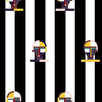 抽象印花华亿平台图片