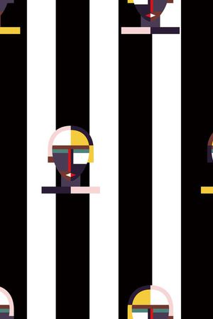 抽象印花华亿平台图片