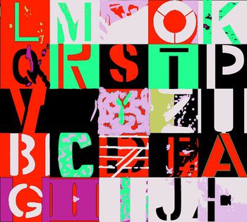 547002-多彩字母组合