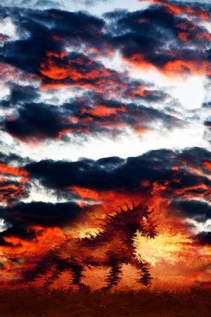 抽象印花华亿平台图片