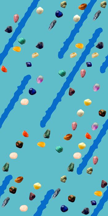 不规则几何印花华亿平台图片