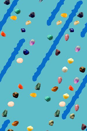 不规则几何印花华亿平台图片