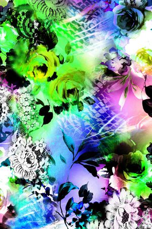 花朵印花华亿平台图片