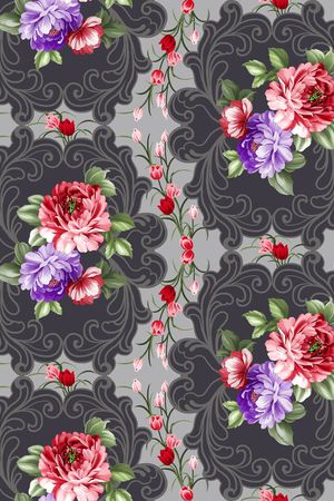 复古 优雅印花华亿平台图片