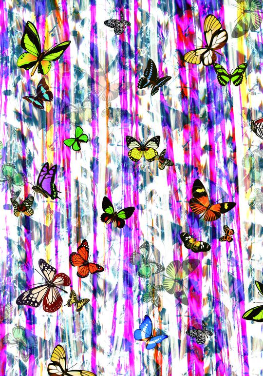 抽象印花华亿平台图片