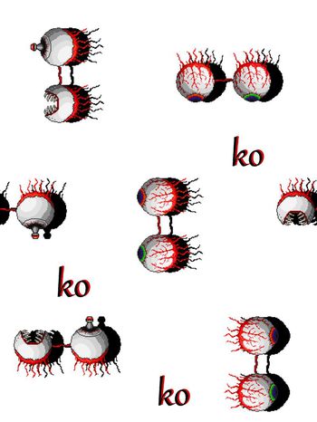 547279-时尚前卫像素化趣味眼睛图案