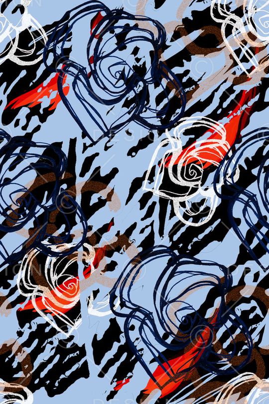 动物纹理印花华亿平台图片