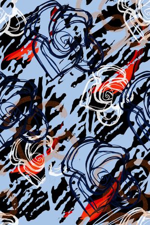 动物纹理印花华亿平台图片