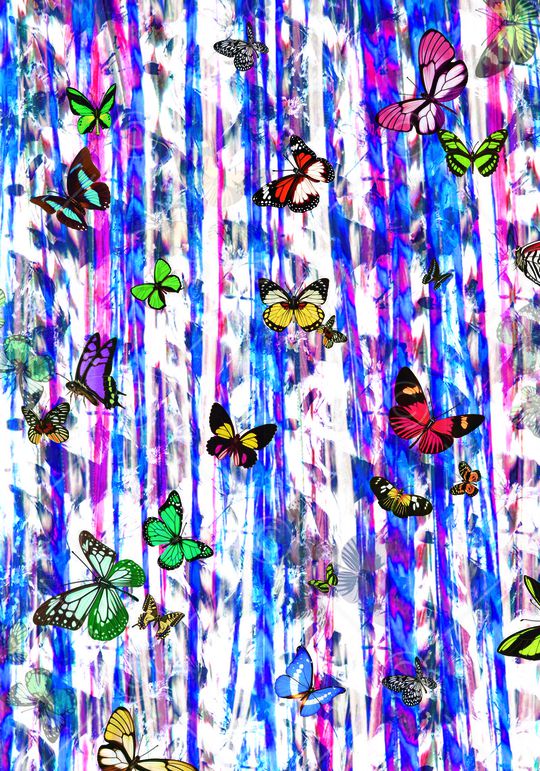 抽象印花华亿平台图片