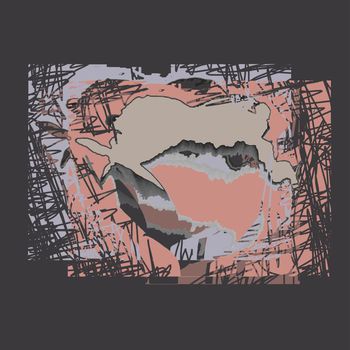 抽象印花印花华亿平台图片