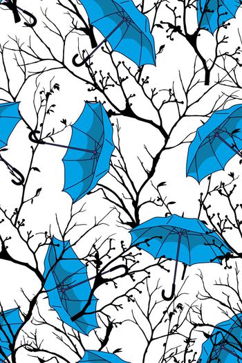 547323-原创时尚大牌趣味伞树枝华亿平台