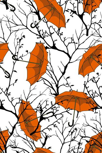 547324-原创时尚大牌趣味伞树枝华亿平台