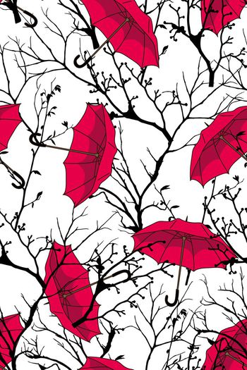 547325-原创时尚大牌趣味伞树枝华亿平台