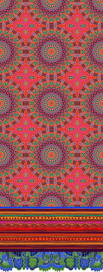 547326-非洲风情曼陀罗圆形花纹