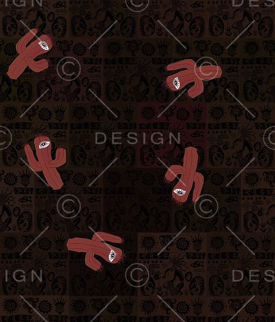 人文复古印花华亿平台图片