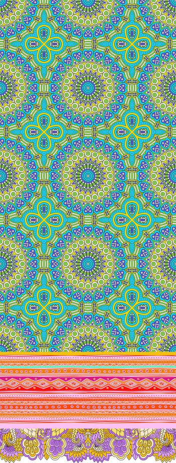 547340-民族风非洲部落花纹女装定位华亿平台