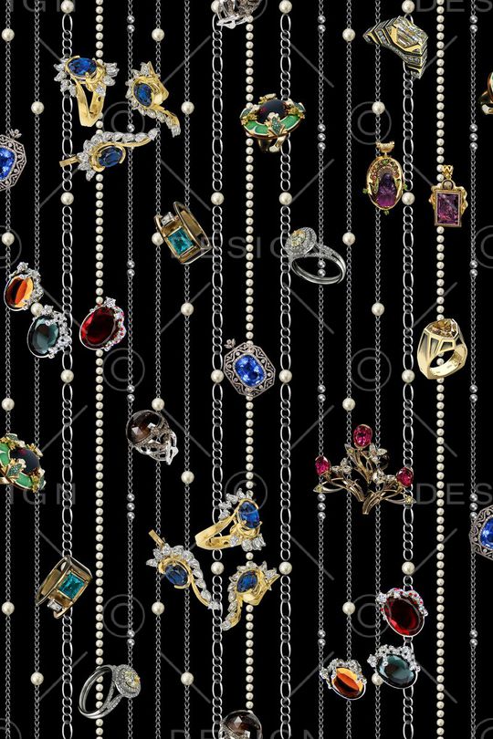 戒指珠宝印花华亿平台图片