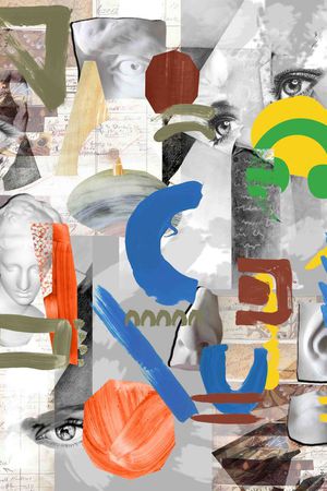 抽象印花华亿平台图片