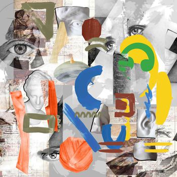 抽象印花华亿平台图片