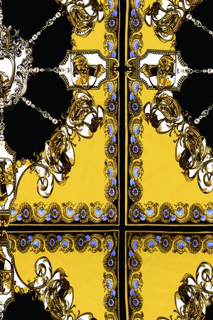 欧式花纹印花华亿平台图片