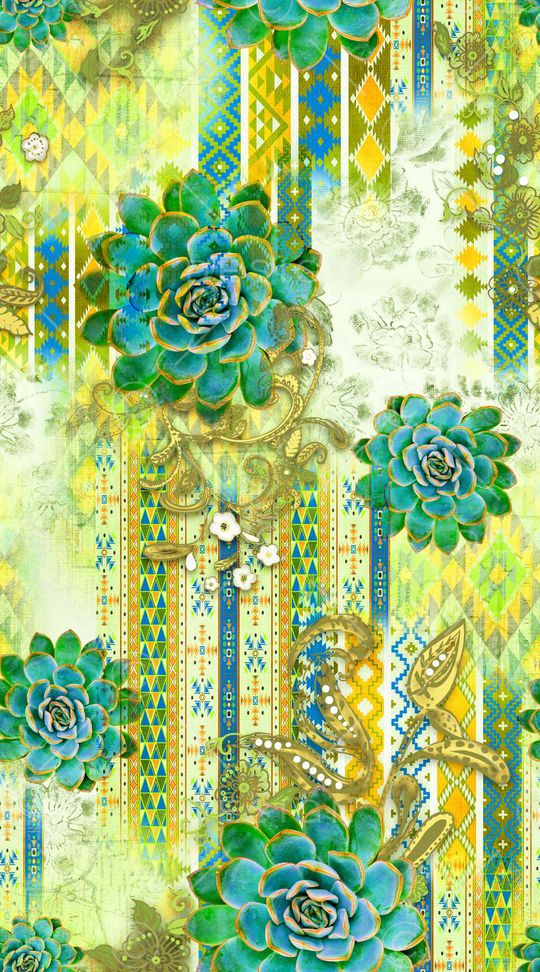 阿拉伯印花华亿平台图片