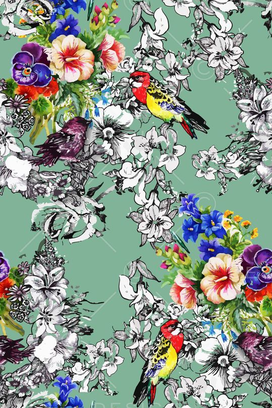 时尚流行大牌印花华亿平台图片