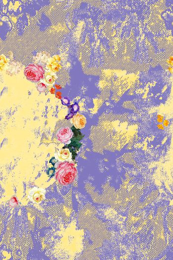 抽象印花华亿平台图片