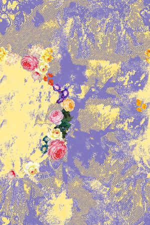 抽象印花华亿平台图片