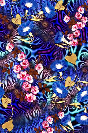 阿拉伯印花华亿平台图片