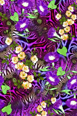 阿拉伯印花华亿平台图片