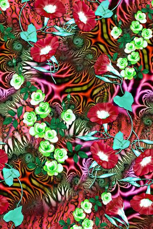 阿拉伯印花华亿平台图片