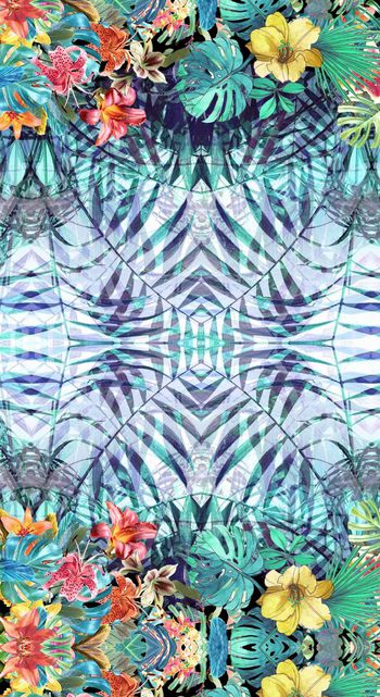 抽象印花华亿平台图片