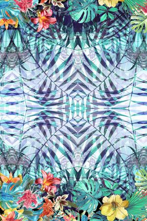 抽象印花华亿平台图片