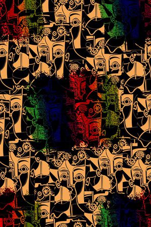 创意服装面料印花华亿平台图片