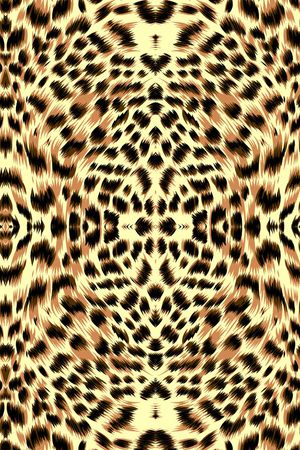 豹纹印花华亿平台图片