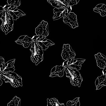 黑白印花华亿平台图片