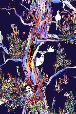 动物印花华亿平台图片