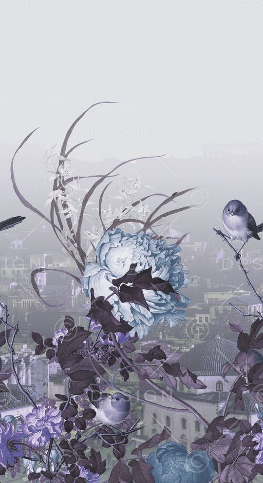 风景定位印花华亿平台图片