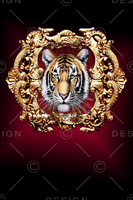 复古印花华亿平台图片