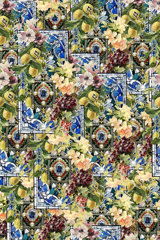 时尚大牌欧美风格印花华亿平台图片