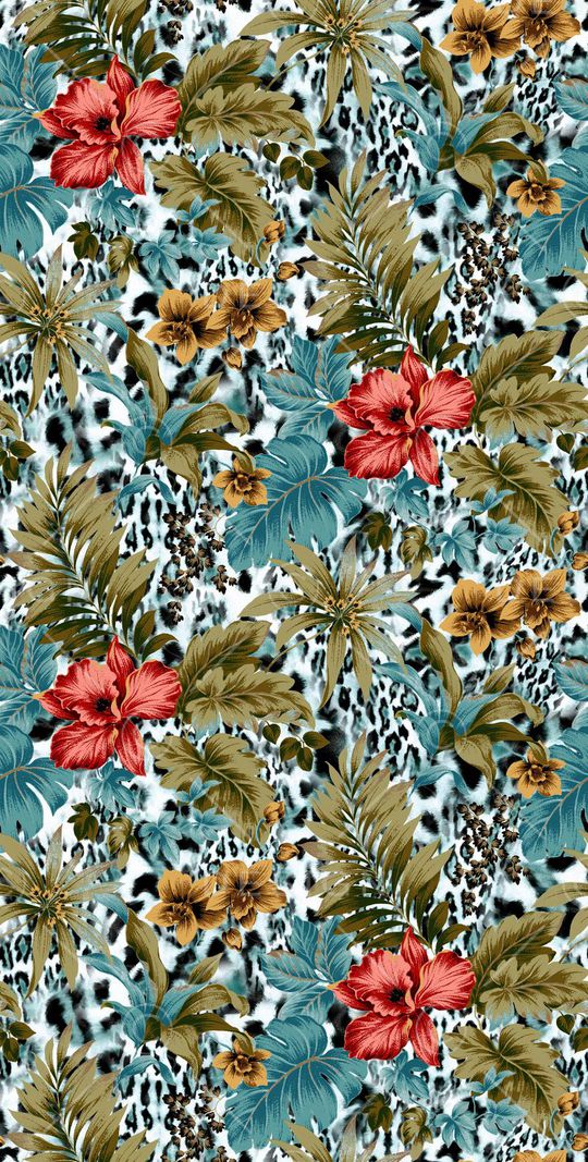 豹纹印花华亿平台图片