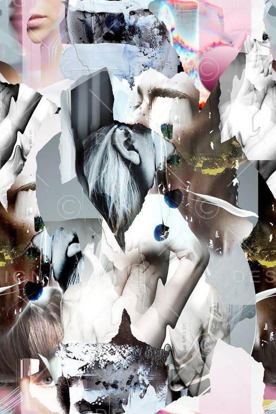 抽象印花华亿平台图片